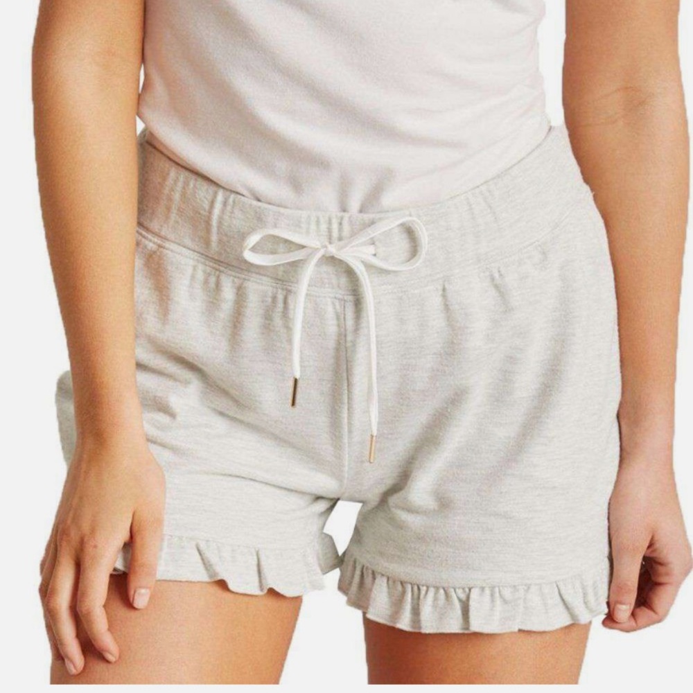 NWT Lauren James Aubrey ruffle hem lounge shorts